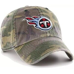 '47 Tennessee Titans Camo Adjustable Clean Up Hat Men's - (One Size Fits All)